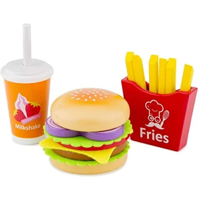 Afbeelding van New Classic Toys Speelgoedeten en drinken Fast Food Set