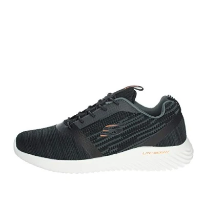 Afbeelding van Skechers Sport Bounder Sneakers laag, Heren, Maat: 48.5, Black Kunststof/ textiel