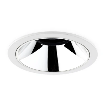 Afbeelding van LED Inbouwspot 15W CREE, Rond, Ø108mm, Kantelbaar, Dimbaar, Wit/Zilver, Warm Wit