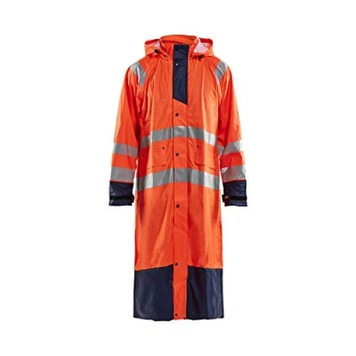 Afbeelding van Blaklader Regenjas High Vis LEVEL 1 4325 2000 Oranje/Marineblauw M