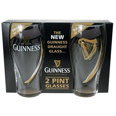 Afbeelding van Guinness Pint glas, uniseks, transparant, 0,5 liter alcohol en party, fan merch