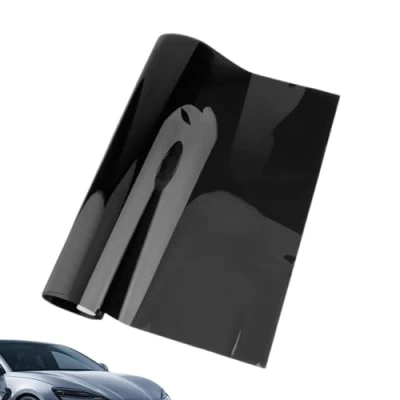 Afbeelding van auto raam tint, voorruit Dikke professionele zelfklevende folie voor raamtint, rol verpakkingsfolie, autostickers