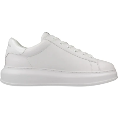 Afbeelding van KARL Lagerfeld MEN Kapri LACE Sneakers laag white, Heren, Maat: 40, White Leer
