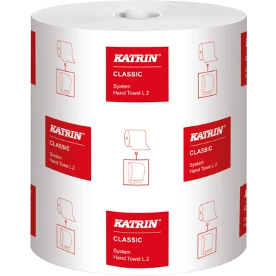 Afbeelding van Handdoekrol Katrin 2 laags wit large 200mx209mm