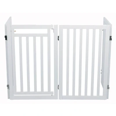 Afbeelding van Trixie Hondenhek Met Deur Wit 60 160 X 81 CM