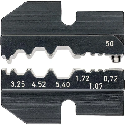 Image de KNIPEX 97 49 50 profil de sertissage pour connecteurs coaxiaux / téléphone voiture