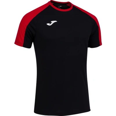 Afbeelding van Joma Eco Championship Shirt Korte Mouw Heren Zwart / Rood Maat: XL