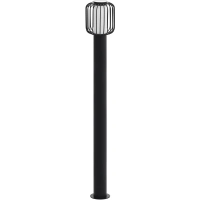 Afbeelding van EGLO Ravello Staande lamp Buiten E27 110 cm Zwart/Wit
