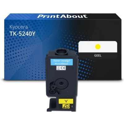 Afbeelding van Huismerk Kyocera TK 5240Y Toner Geel