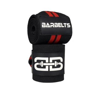 Afbeelding van Barbelts Wrist wraps extreme zwart/rood 68cm