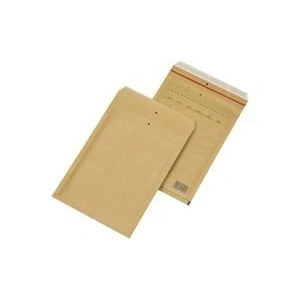 Afbeelding van Mailmedia, Verzendzak + bubbeltjesenvelop, Bubbel enveloppen, type G17, bruin, 34 g Buitenafmetingen: 250 x 350 mm, binnenafmetingen: 225