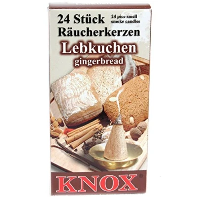 Afbeelding van Wierook Kegels Ginger Bread Authentieke Duitse Erzgebirge Rokers Knox