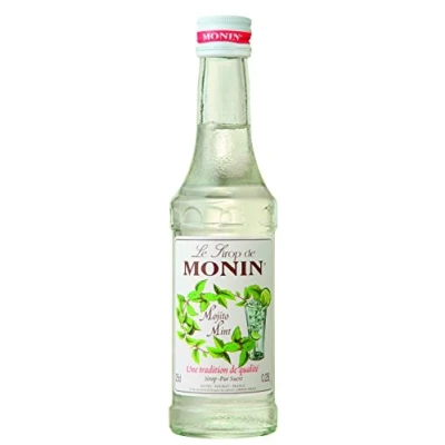 Afbeelding van MONIN Mojito Mint siroop voor cocktail en zonder alcohol Natuurlijke aroma&#039;s 25 cl