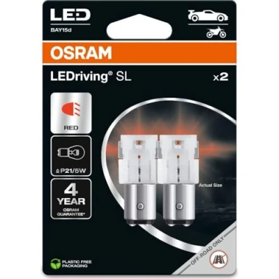 Image de 2 ampoules led osram ledriving p21/5w 12v 0,4/1,4w