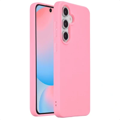Afbeelding van imoshion Hoesje Geschikt voor Samsung Galaxy S24 FE Color Backcover Bubblegum Pink