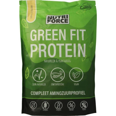 Afbeelding van Nutriforce Green Fit Proteïne Vanille 700 gr
