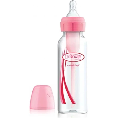 Afbeelding van Dr. Brown&#039;s Options+ Anti colic Standaardfles 250 ml roze