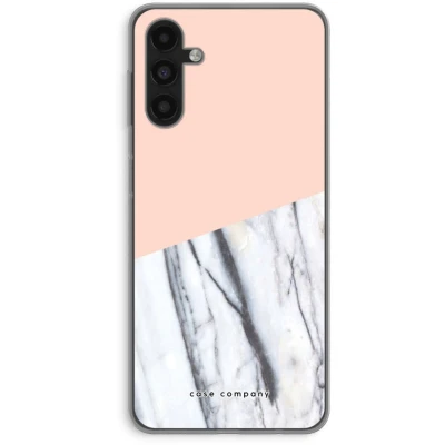 Afbeelding van Case Company® hoesje geschikt voor Samsung Galaxy A04s A touch of peach Soft Cover Telefoonhoesje Bescherming aan alle Kanten en Schermrand