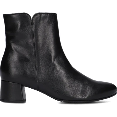 Afbeelding van Gabor 680.3 Enkellaarsjes Enkelboots met rits Dames Zwart Maat 41