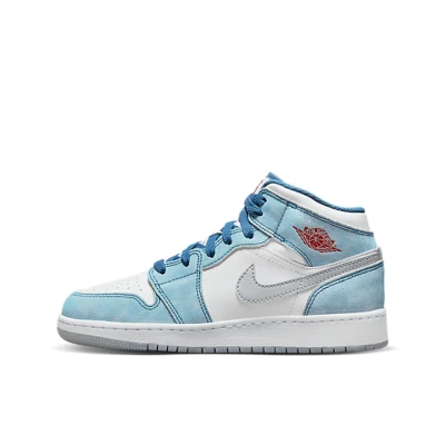 Afbeelding van Nike Air Jordan 1 Mid SE (GS), French Blue Light Steel, DR6235 401, EUR 37.5