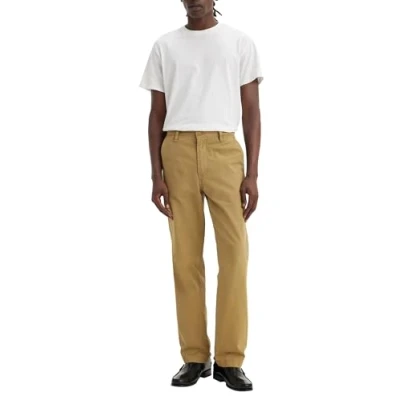 Image de Levi&#039;s Pantalon droit XX Chino Authentic pour homme, British Kaki Soft G, 31W / 34L