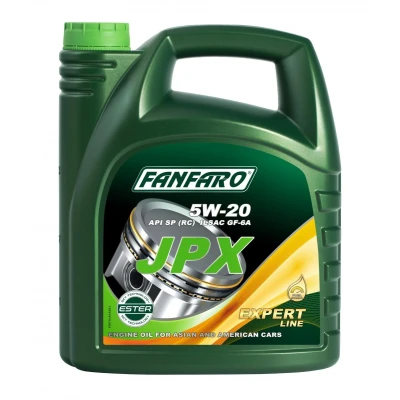 Afbeelding van Fanfaro Expert Line JPX 5W 20 4L Motorolie FF6715 4 LAND ROVER: Range Rover Sport, 3, Discovery 4, JAGUAR: XF Saloon, Sportbrake