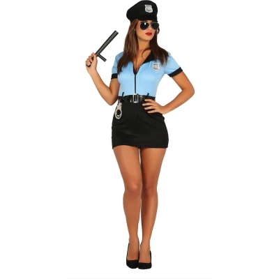 Afbeelding van Fiestas Guirca Jurkje Police (blauw/zwart) maat M (38 40)