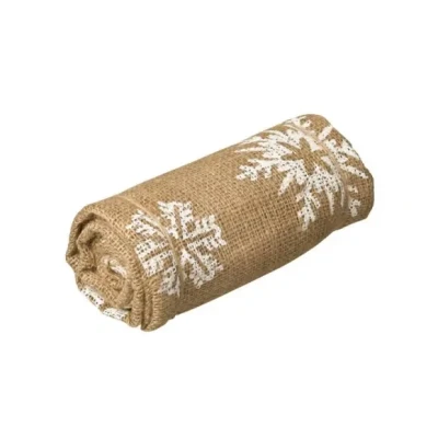 Afbeelding van Winterafdekhoes jute met koord naturel dia. 75x100 cm 200 g/m2 Nature