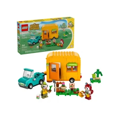 Afbeelding van LEGO Animal Crossing Leifs caravan en tuinwinkel 77054