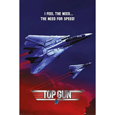 Afbeelding van Pyramid Poster Top Gun The Need For Speed 91.5 X 61 Cm Multicolor