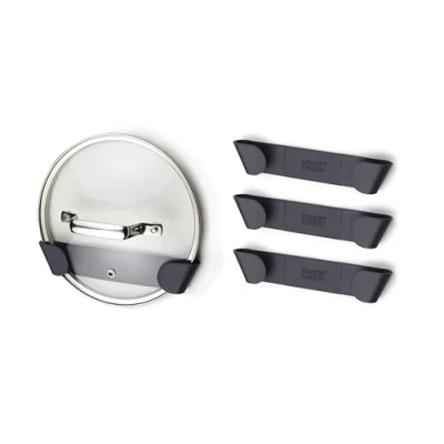 Afbeelding van Joseph CupboardStore Pannendekselhouder Set Van 4 Donkergrijs