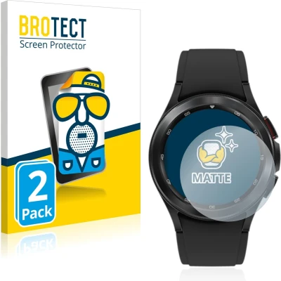 Afbeelding van BROTECT Screenprotector voor Samsung Galaxy Watch 4 Classic (42mm) Folie Beschermfolie matte (2 Stuks)