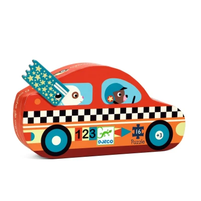 Afbeelding van Djeco puzzel raceauto 16st