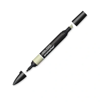 Image de Winsor &amp; Newton « ProMarker » 0203219 Marqueur de mise en page professionnel 2 pointes, fin et large pour dessins, design mises Kaki