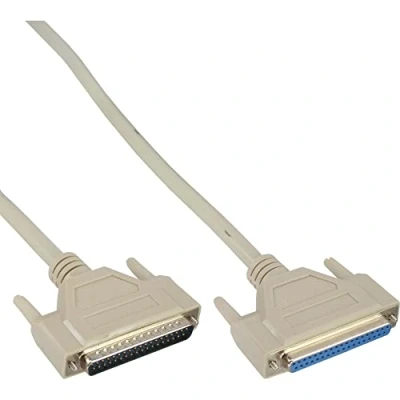 Afbeelding van Premium seriële verlengkabel 37 pins SUB D (m) (v) / gegoten connectoren 2 meter