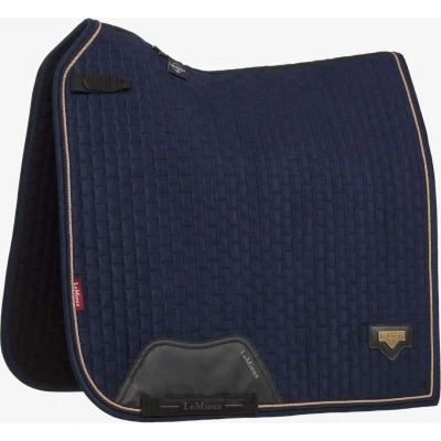 Afbeelding van Le Mieux Zadeldek Puissance Suede voor leeg donkerblauw maat vs full