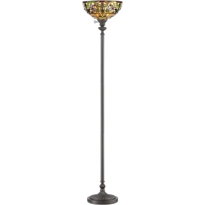 Afbeelding van Uplighter Kami met kap in Tiffany design
