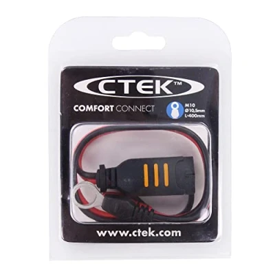 Image de CTEK Connect Eyelet M10, Connexion Permanente pour Batteries Difficiles d’Accès, Œillet de 10 mm, Sûre, Rapide et à Votre Chargeur Batterie, Voitures, Motos, etc.