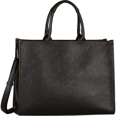 Afbeelding van TOM TAILOR Bags Denice Schoudertas met ritssluiting voor dames, zwart, maat M, modern, zwart., Modern