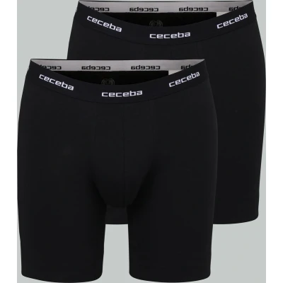 Afbeelding van CECEBA New Classics 2 pack Heren cyclist boxer extra lange pijpen Zwart