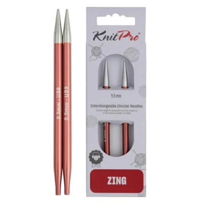 Afbeelding van KnitPro Zing verwisselbare breipunten speciaal 5.50mm 3st