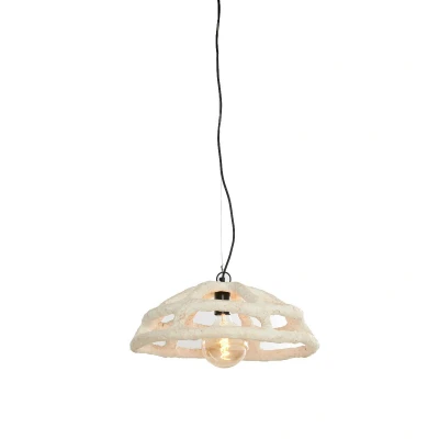 Afbeelding van Light&amp;living Hanglamp Ø52x24 cm PORILA crème