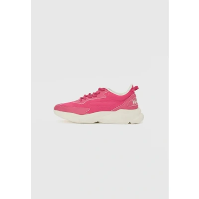 Afbeelding van HUGO LEON Sneakers laag, Dames, Maat: 36, Bright pink Textiel/ synthetisch