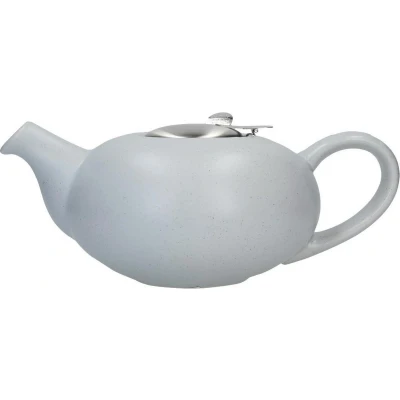 Afbeelding van Theepot, met Zeef, Keramiek, Licht Blauw, 0.9 L London Pottery Pebble