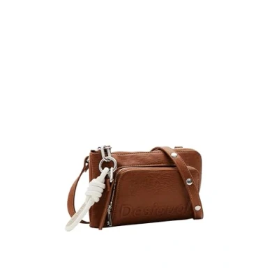 Afbeelding van Desigual Schoudertas, Dames, Maat: One Size, Brown