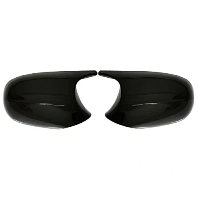 Afbeelding van KYYET Zwart glanzend, compatibel met BMW 3 serie E90 E91 2009 2011/E92 E93 2011 2013 LCI M3 stijl zijspiegels doppen