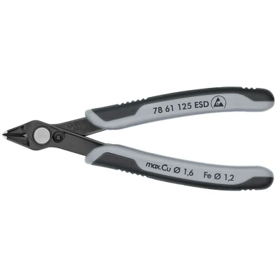 Afbeelding van Knipex 7861125ESD ESD Super Knips Zijsnijtang Elektronica 125mm