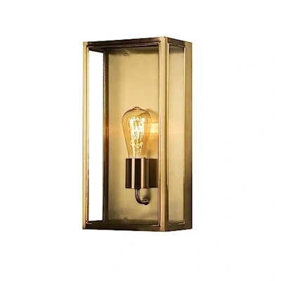 Afbeelding van Konstsmide Carpi Messing 7349 800 Buitenlamp (wand) E27
