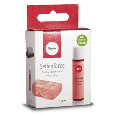 Afbeelding van Rayher 34246280 zeepverf tube van 10 ml helder rood