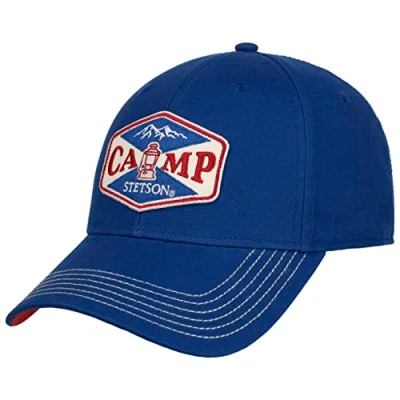 Afbeelding van STETSON Camp Logo Pet voor heren Baseball strapback lente zomer, Blauw